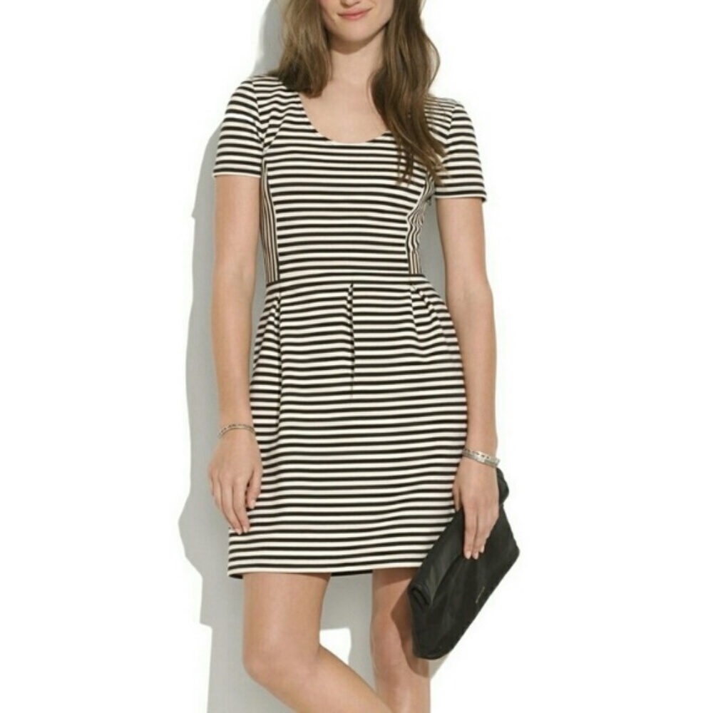 Madewell Striped Bistro Dress